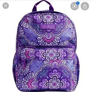 Vera Bradley Purple Paisely backpack